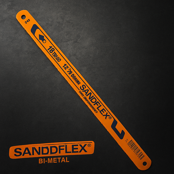 Hoja de Sierra Bahco Sandflex 12” 18TPI – Bi-Metal Profesional para Corte en Metales