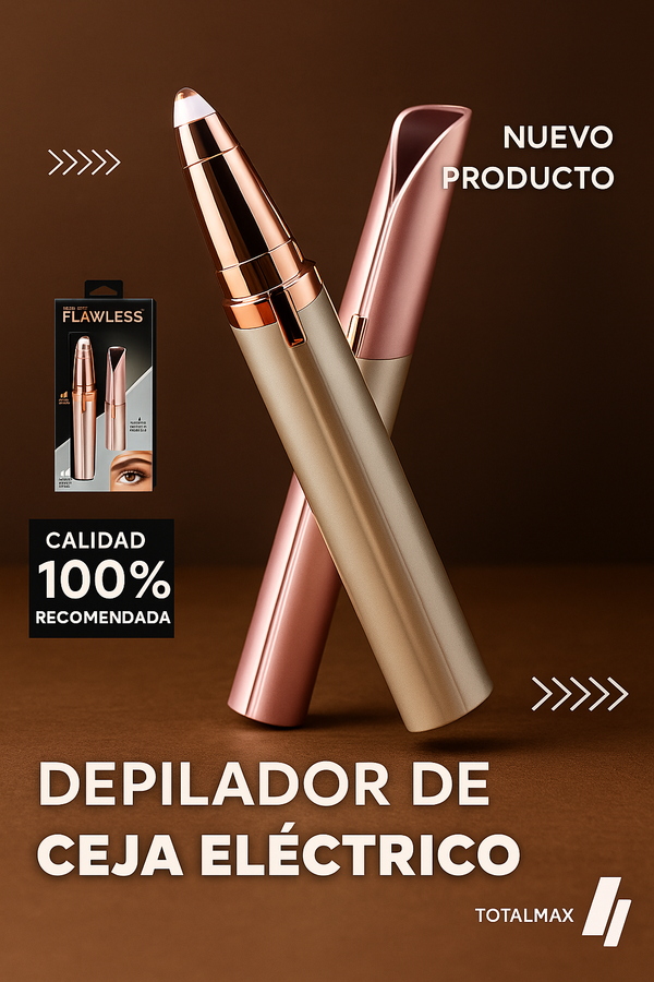 Depilador de Cejas Eléctrico TotalMax – Precisión, Estilo y Comodidad en tu Rutina de Belleza