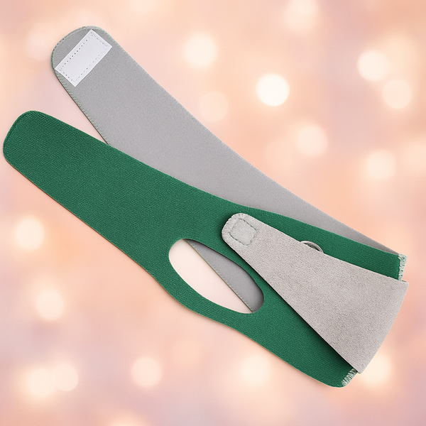 Cinturón de Estiramiento Facial – Reafirma Mejillas, Papada y Mandíbula Sin Cirugía