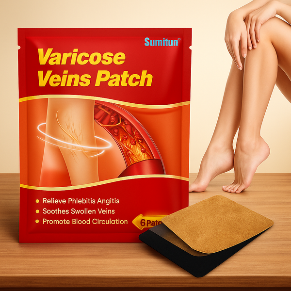 Parche para Piernas con Várices – Alivio del Dolor, Circulación y Reducción Visible