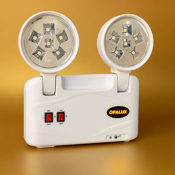 Lámpara de Emergencia Slim Ultrabillante Opalux (Modelo 9101-220 LED)