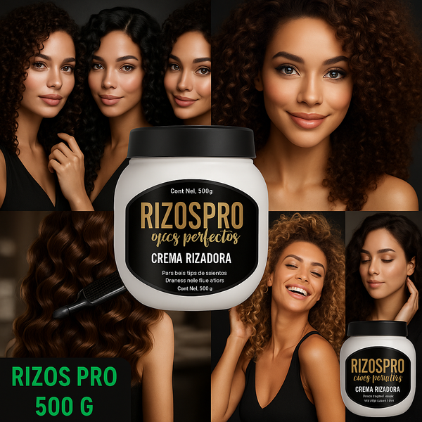 RizosPro Crema Verde Original – Hidratación y Rizos Perfectos (500g)