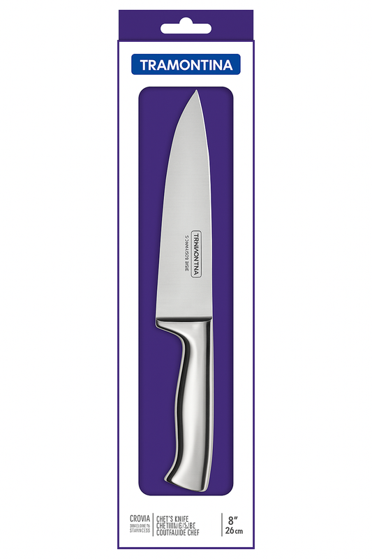 Cuchillo Chef Cronos 8” inoxidable – Precisión y Estilo Profesional en tu Cocina