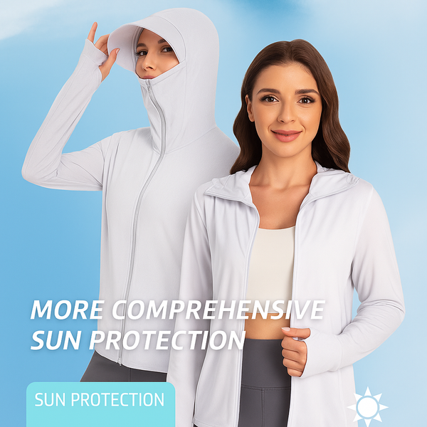 Casaca Protección Solar UV Mujer – UPF 50+ Antimanchas, Ligera y Fresca