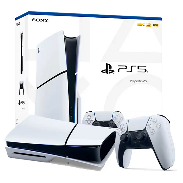 PlayStation 5 Slim con Lector de Disco – 1 TB, 4K 120 Hz, Blu-ray UHD